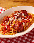 湯せんで!イタリア風トマトソースの肉団子(4個)