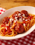 湯せんで！イタリア風トマトソースの肉団子（4個）